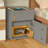 Kendrianna Nightstand with Safe Box and LED Lights and Wireless Charge-695430170