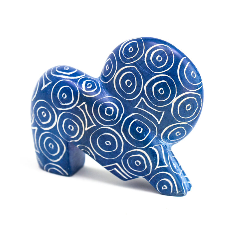 Figurine 3 pièces, Bleu foncé