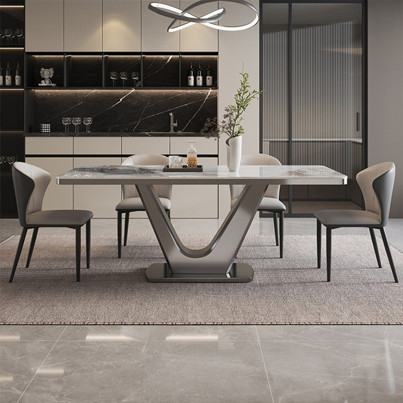 Table de salle à manger 78,74 po, 29.53" H x 78.74" W x 35.43" D