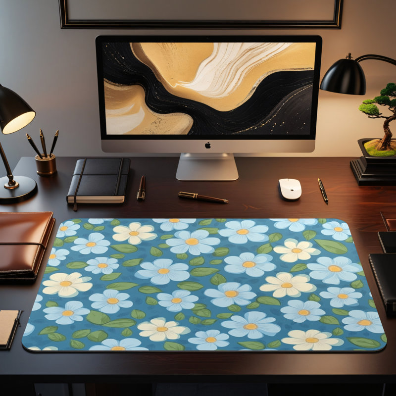 Polyester Desk Pad, 31.5x15.5