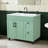 Taiquan 36" Modern Blue Free-standing Single Bathroom Vanity Set