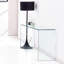 Console de salon transparente avec coins arrondis - élégante et pratique Facile à nettoyer, à entretenir pour une table transparente Surface d'apparence polyvalente et simple