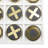 Novogratz 2 Player Metal Tic Tac Toe