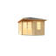 Lasita Aruba 1 - 10 x 10 Ft. Corner Log Cabin With Single Glazing (40mm)