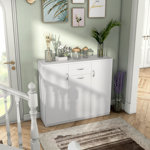24 Pair Shoe Storage Cabinet