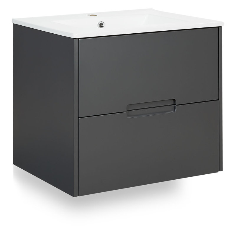 Amogh 610mm Wall Mounted Single Vanity