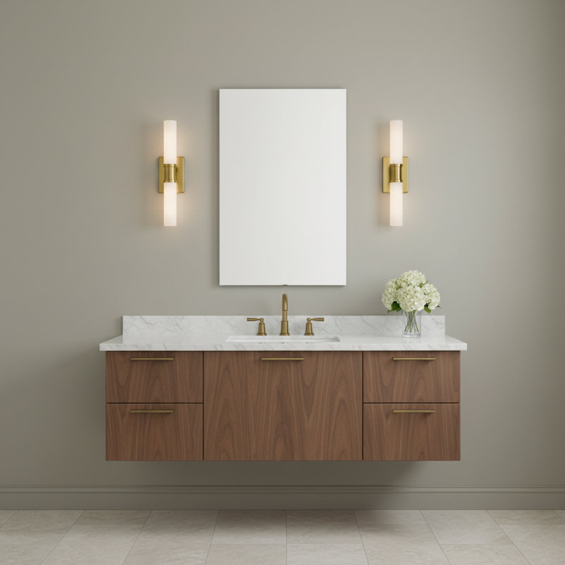 Evelien 2 - Light Dimmable Vanity Light, Chrome, 60 W, 20" H x 5" W x 3.63" D