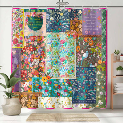 Funny Shower Curtain With 12 Hooks