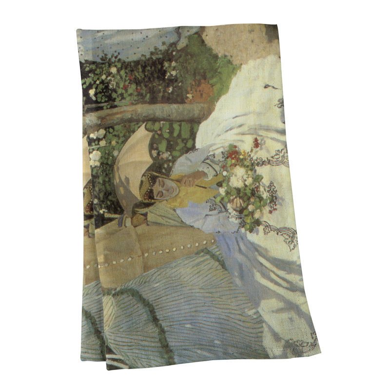 Tea Towel Kitchen Towel, Poly Twill, Gray