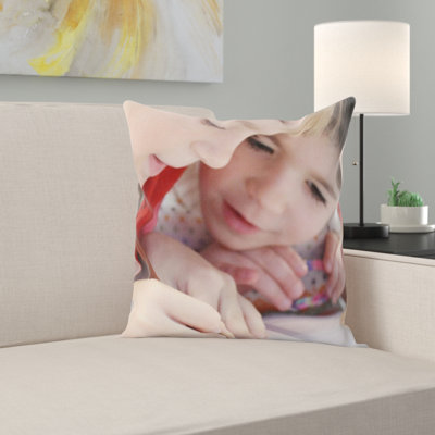 Microsuede Throw Pillow