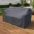 Patio Wicker Outdoor Loveseat Cover