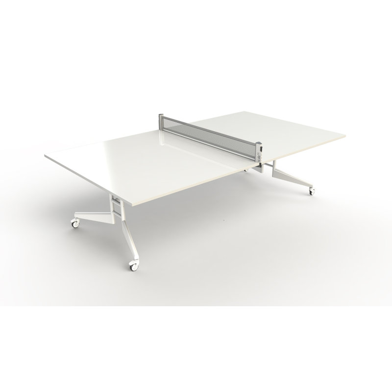 Table de tennis de table pliable Nomad, Blanc à effacement à sec