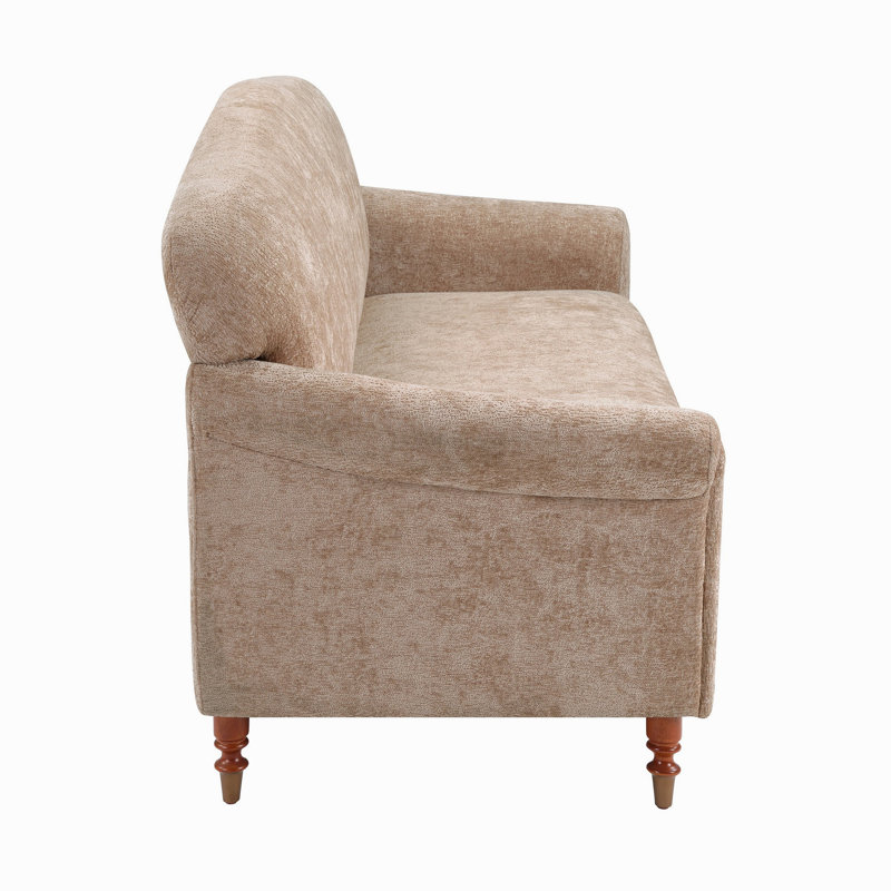 Causeuse 2 places Modern, Oatmeal Chenille