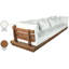 Canapé modulaire d'extérieur rembourré Ivry-262828127