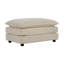 Chaise d'appoint moderne avec repose-pieds