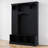 Hall Tree With Storage Bench, Entryway Coat Rack With Cabinets And Hooks, Arched Display Shelf Design, Contemporary Minimalist, Entryway-1517175120