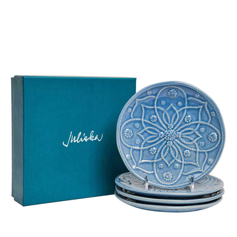 Jardins du Monde Side/Cocktail Plate Assorted - Chambray