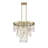 Livorno 4-Light Chandelier in Noble Brass