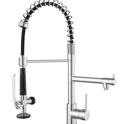 Kitchen Sink Faucet With Pull-Down , , Single Lever Handle, 360-Degree Rotation, Style Versatile Usage