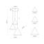 Luminaire suspendu CONO 3-963888624-963888629