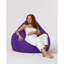 Fauteuil à billes de qualité supérieure, mauve uni, 45,3 po x 51,2 po x 15,4 po | Tissu 100% polyester imperméable, rembourrage 100% perle en polystyrène original | Système de fermeture à glissière caché, parfait pour la détente et le divertissement en plein air moderne-2120358727
