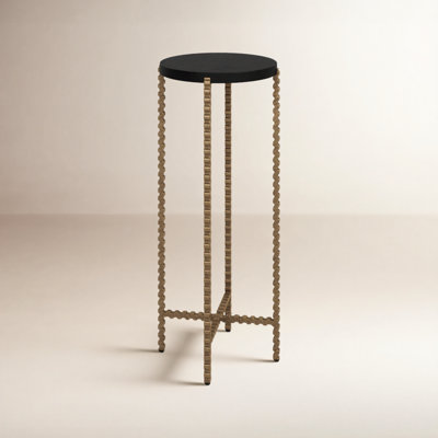 Zoa 9" Genuine Marble End Table