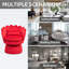 Fauteuil d'appoint rembourré et pivotant en velours-703192151