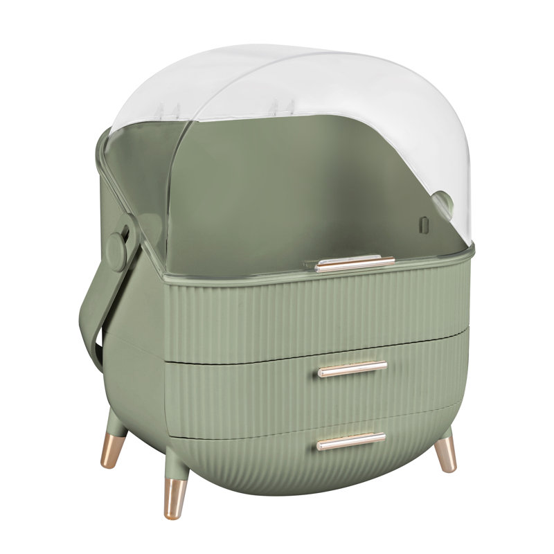 Balmir Polystyrene Makeup Organiser, Light Green
