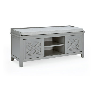 Polyester Upholstered Storage Bench