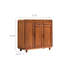 Armoire d'appoint en bois massif Jiana