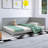 80"X58" Full Size Wood White Bed-106736543