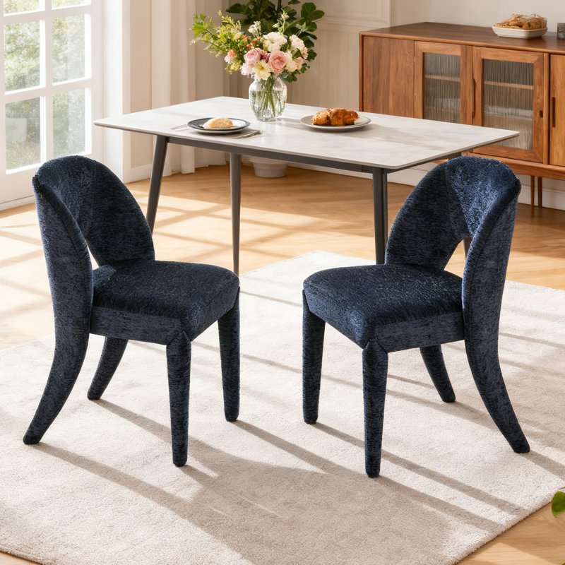 Chaises de salle à manger, Bleu très foncé