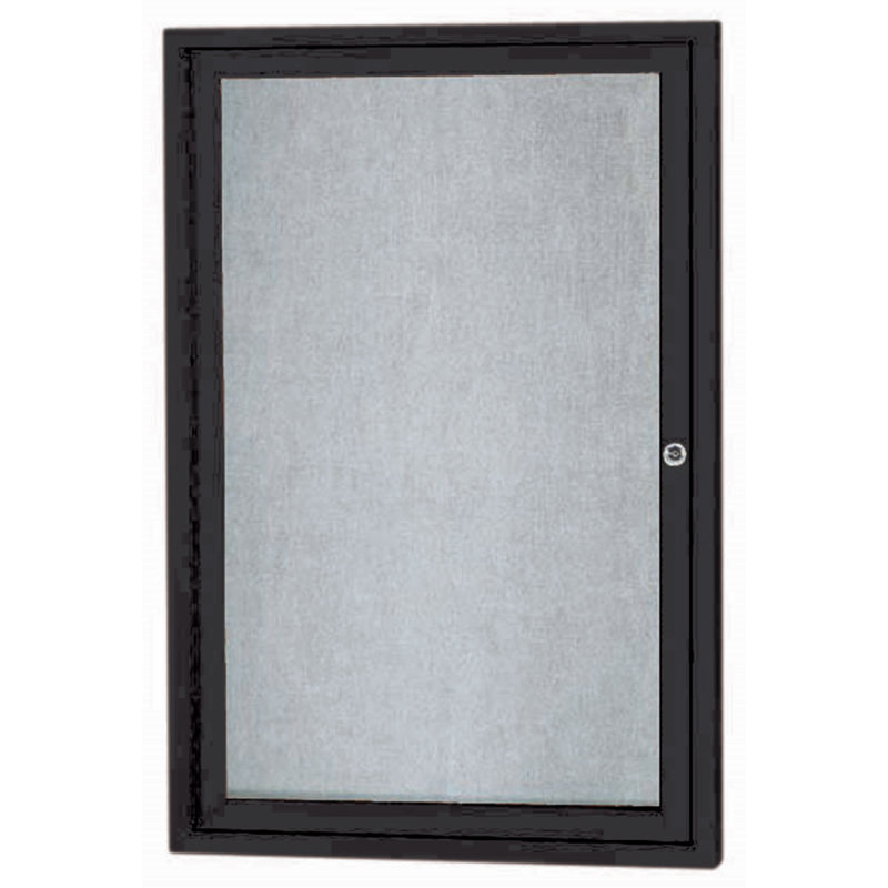 Tableau d'affichage mural extérieur pour l'extérieur, Noir, Un, H 36 po x l 24 po