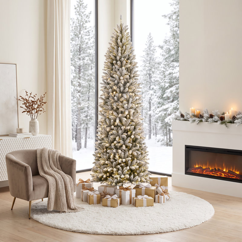 Sapin de Noël avec lumières Johvan, 9 pi