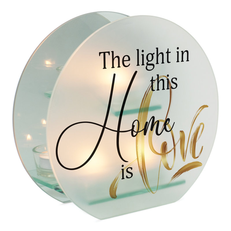 «Light In This Home Is Tealight»