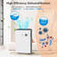 Dehumidifiers for Home 24L/Day Dehumidifier with Automatic Humidity Display Sleep Mode Childlock 24H Timer High-capacity Dehumidifier Ideal for Damp Mould and Condensation