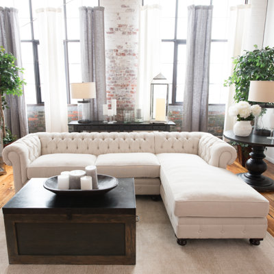Fiske 117" Wide Sofa & Chaise