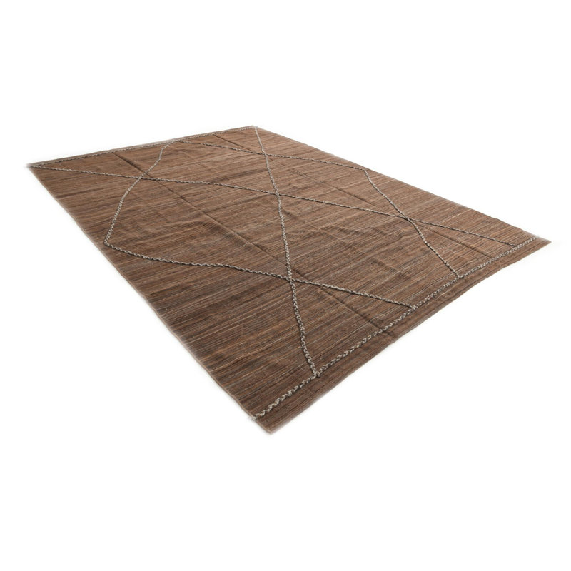 Tapis brun 8x11