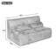 Canapé modulaire moderne 63,7 po-129604600