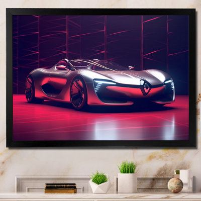 " Neon French Exotic Car II "