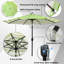 Parasol de marché inclinable 108 pi Jaenis-1054673052