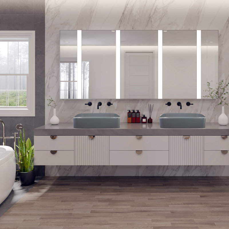 Regatta 24'' L Bathroom Sink, Concrete