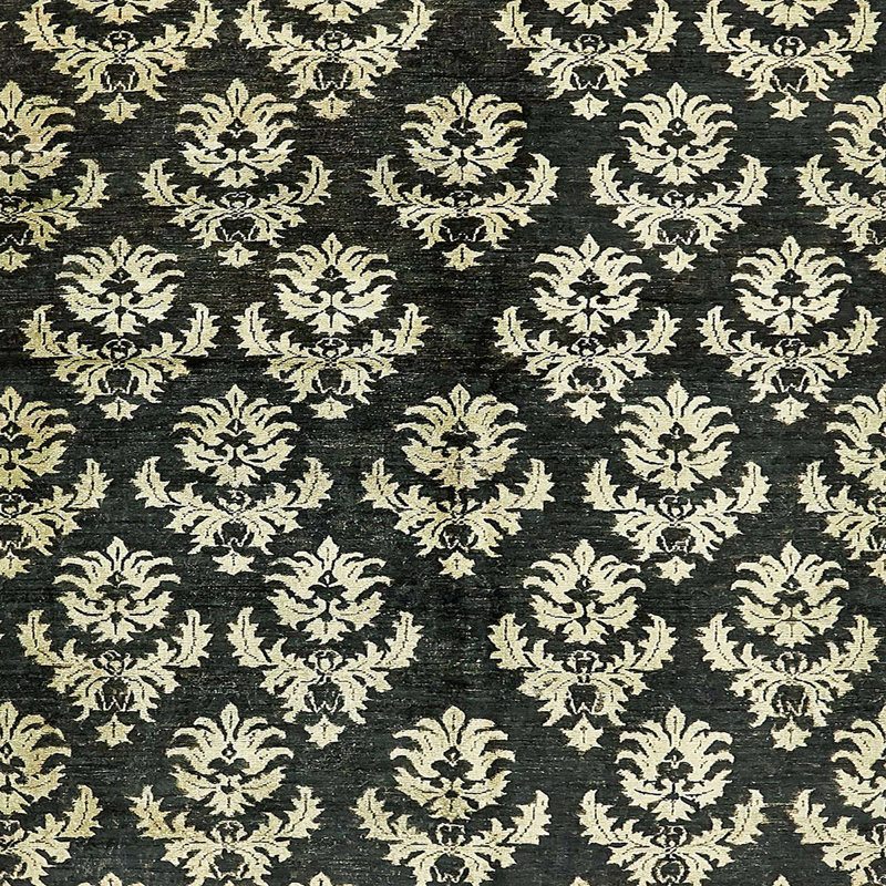 Tapis abstrait moderne 384, Carré 7 pi