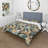 Natural Tones Grey And Beige Mosaic Geometric Shapes Duvet Cover-76290744-76290745