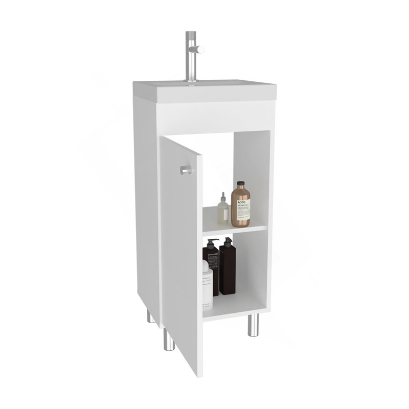 Meuble-lavabo Rivera Freestandin, Blanc