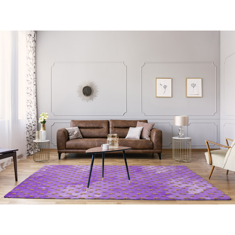 Tapis mauve sea panneaux, Rectangle 9 pi x 12 pi