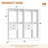  80'' W Closet System with Wooden Drawers-1423334102