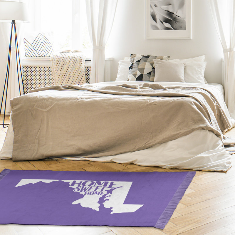 Tapis de région mauve maryland