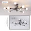Cashon 8 -Light 81cm Semi Flush Mount-1901650364