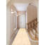 Tapis de couloir en tapis décoratif laine noué à la main de conception unique 2 pi 7 po x 10 pi 4 po noué à la main new age